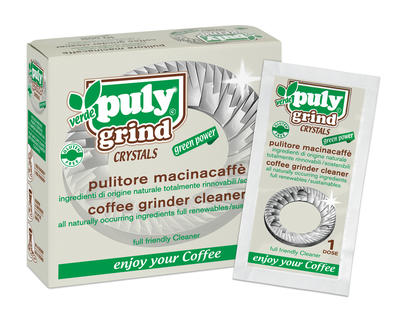 Puly Grind Verde Produit nettoyant pour moulin (10 portions individuelles) 
